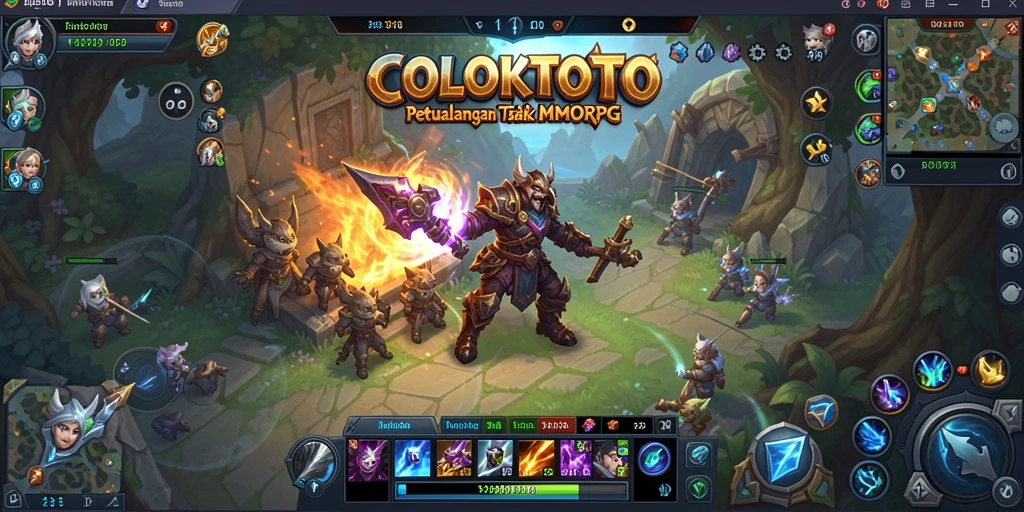 Tampilan gameplay COLOKTOTO dengan aksi yang mendebarkan dalam petualangan MMORPG.