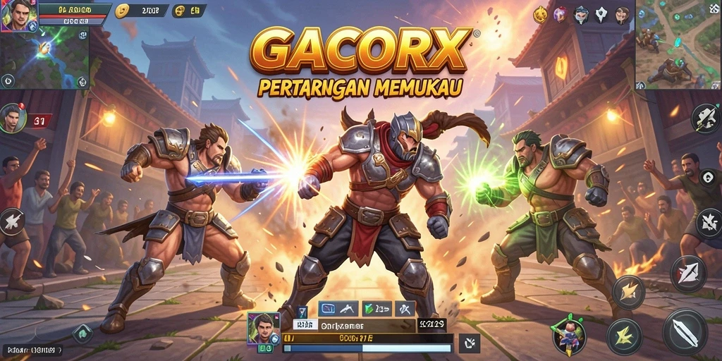 Gameplay menarik di arena pertempuran GACORX