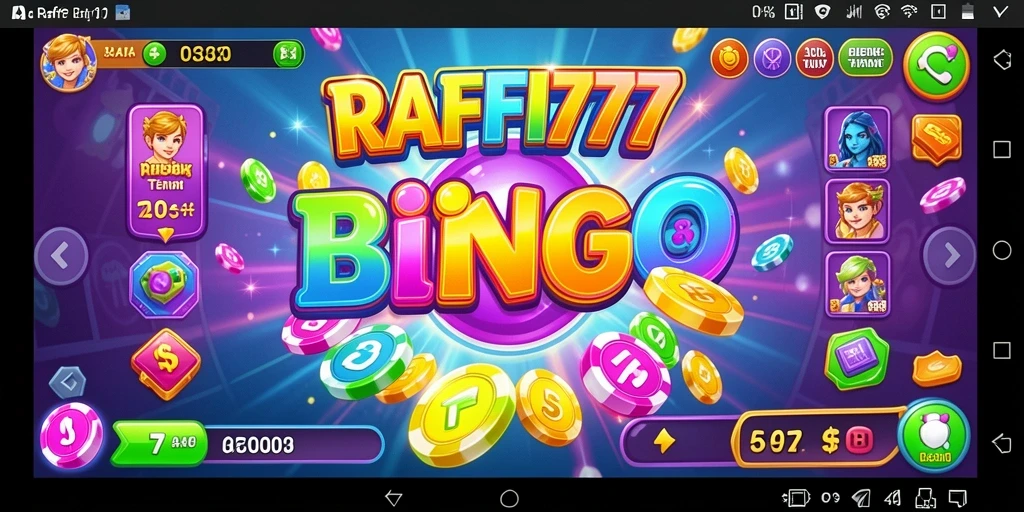 Tangkapan layar RAFFI777 menunjukkan momen seru permainan Bingo.