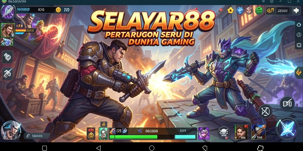 Tampilan gameplay seru dalam pertarungan epik di SELAYAR88.